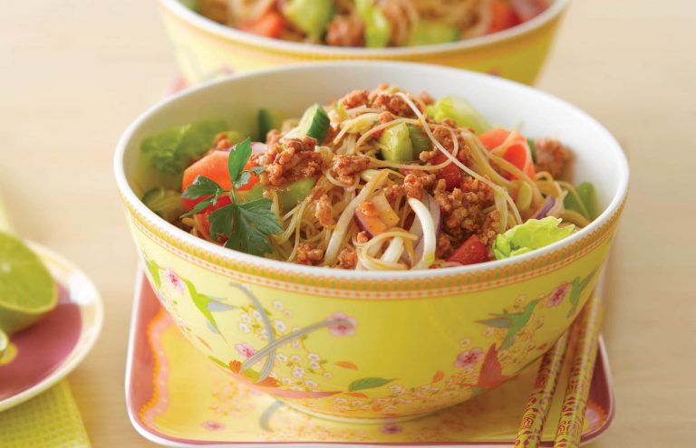 Beef Mince Thai Noodle Salad Recipe